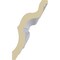 Ekena Millwork 5"H x 3"P x 5"F x 94 1/2"L, (5 1/4" Repeat), Delfina Crown Moulding MLD05X03X05DL - alternate 4